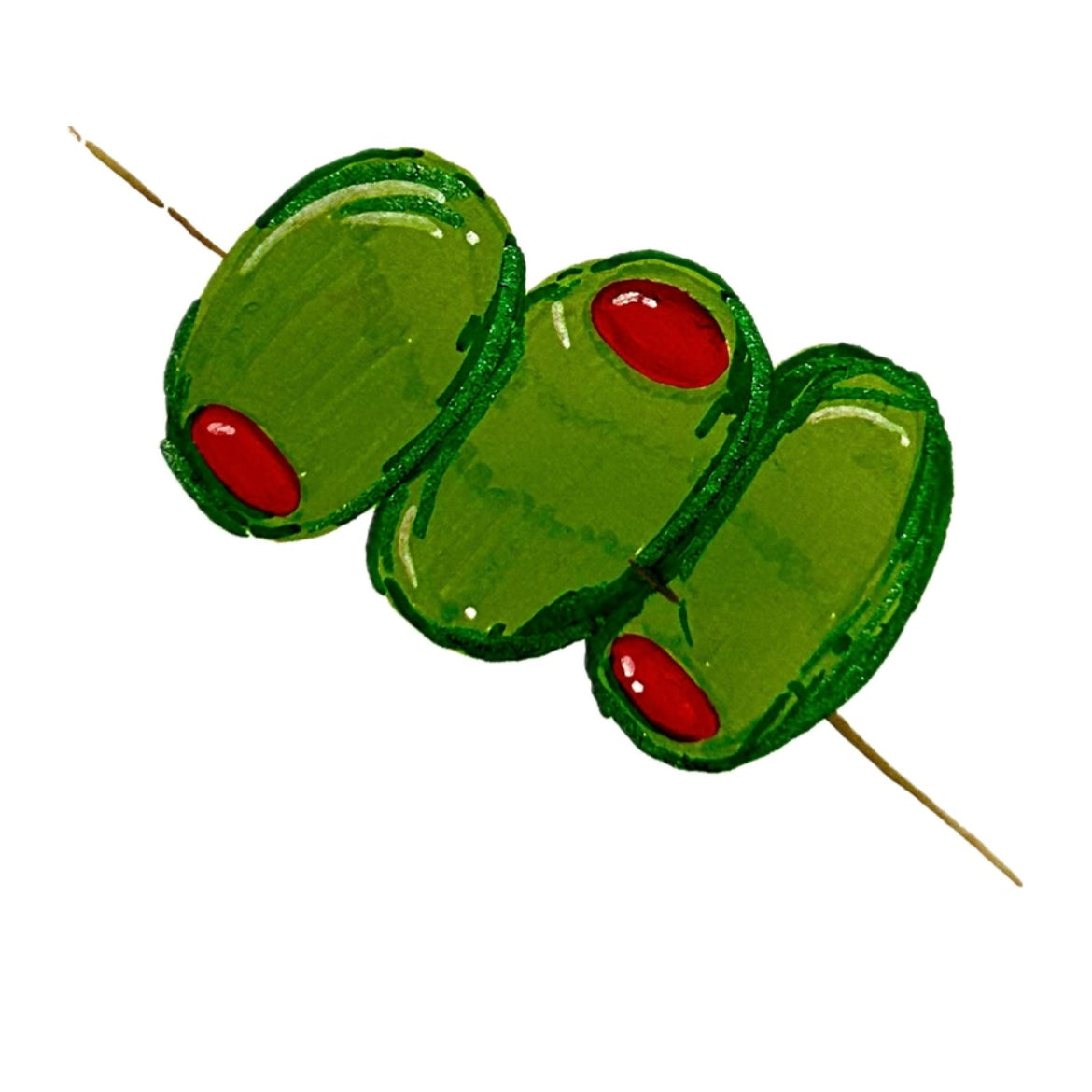 olive sticker